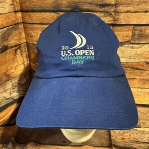USGA 2015 US Open Chambers Bay Hat Embroidered Logo H & L StrapBack Big Noise